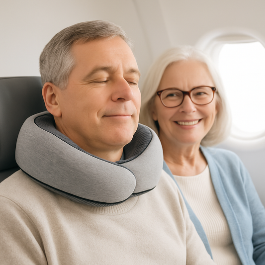 SuperComfort Ergonomisch Nekkussen - Memory Foam Reiskussen voor Optimale Nekondersteuning